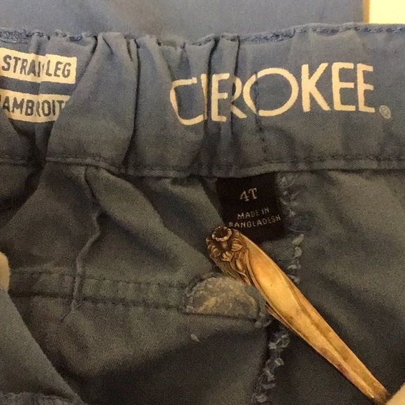 BLUE PANTS & STRIPPED L SLEV TEE SZ 4T - Picture 6 of 7